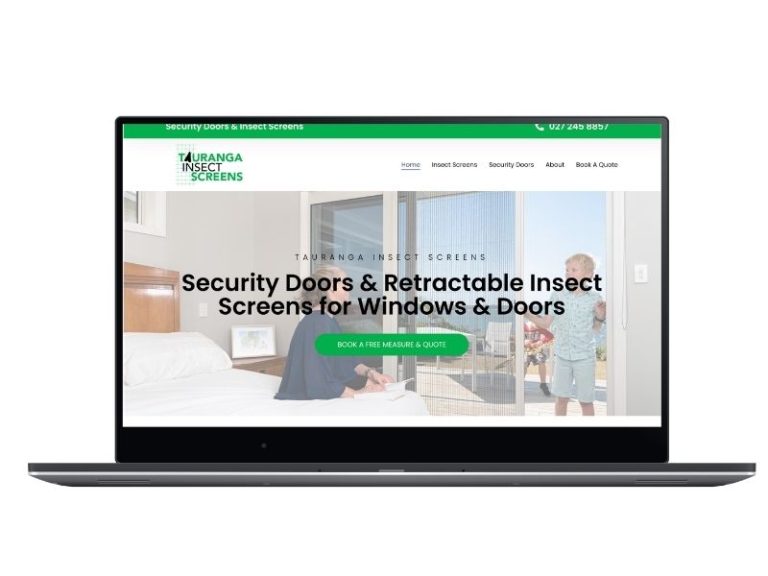 Tauranga Insect Screens web design