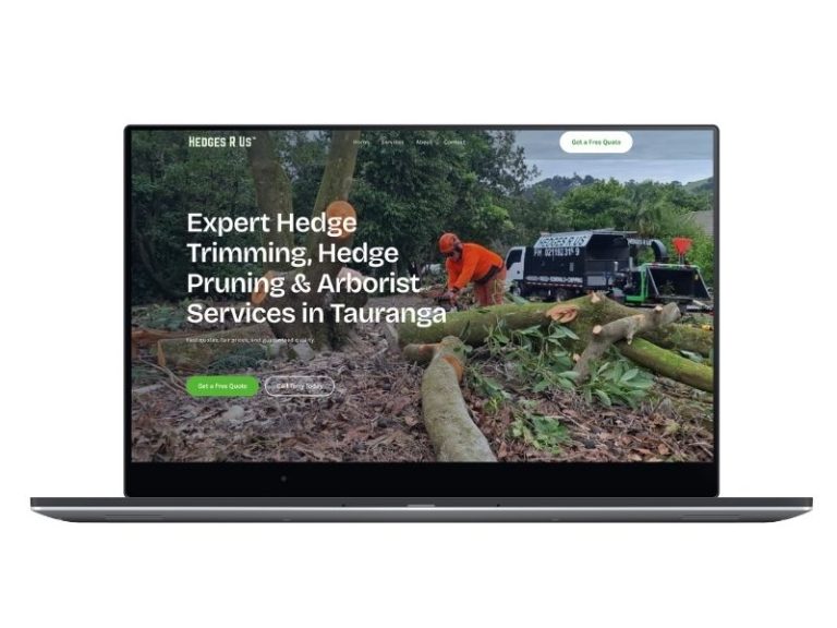Hedges R Us Website design Tauranga