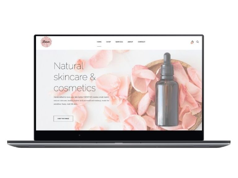 Beso Beauty website development